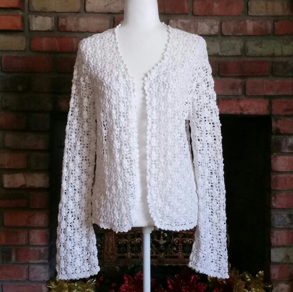 Tiara Sweaters - Tiara crocheted sweater.